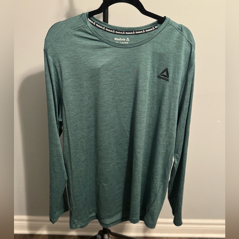 Reebok Men's Teal Long Sleeve Shirt